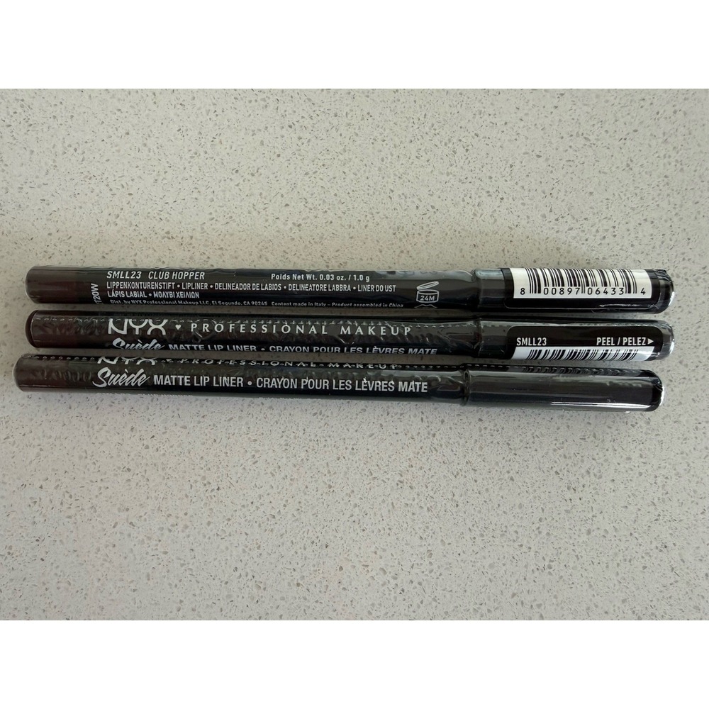 NYX Professional Makeup Matte Lip Liner Club Hopper SMLL23 Lot of 3 New Sealed